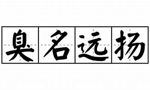 臭名远扬造句50字到100字_臭名远扬造